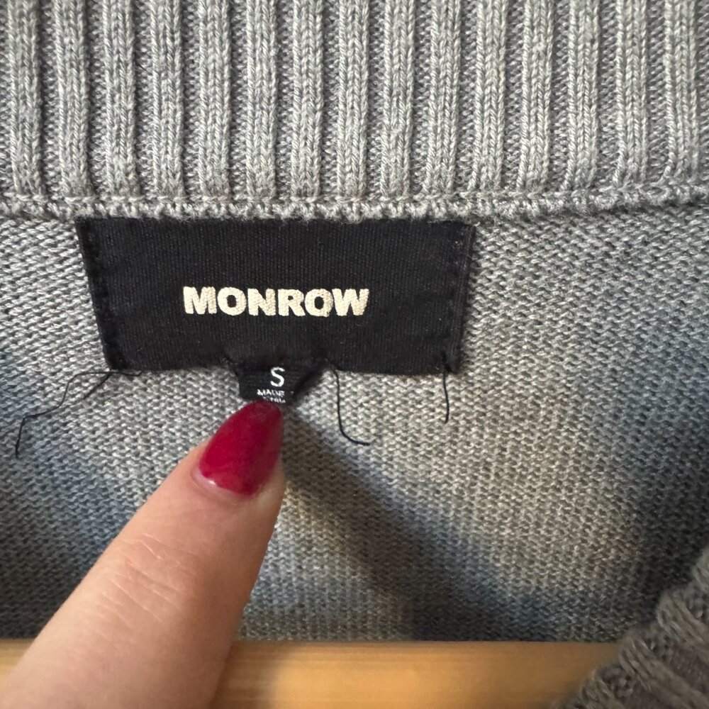 Monrow color block sweater - image 2